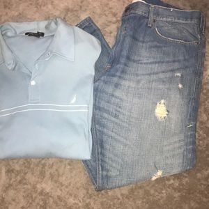 Nautica &Red Levi’s Like New